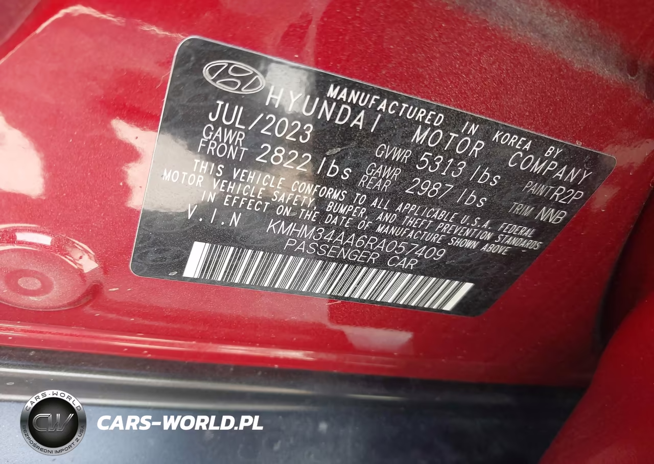 2024 Hyundai Ioniq 6 Sel VIN:KMHM34AA6RA057409 - 9