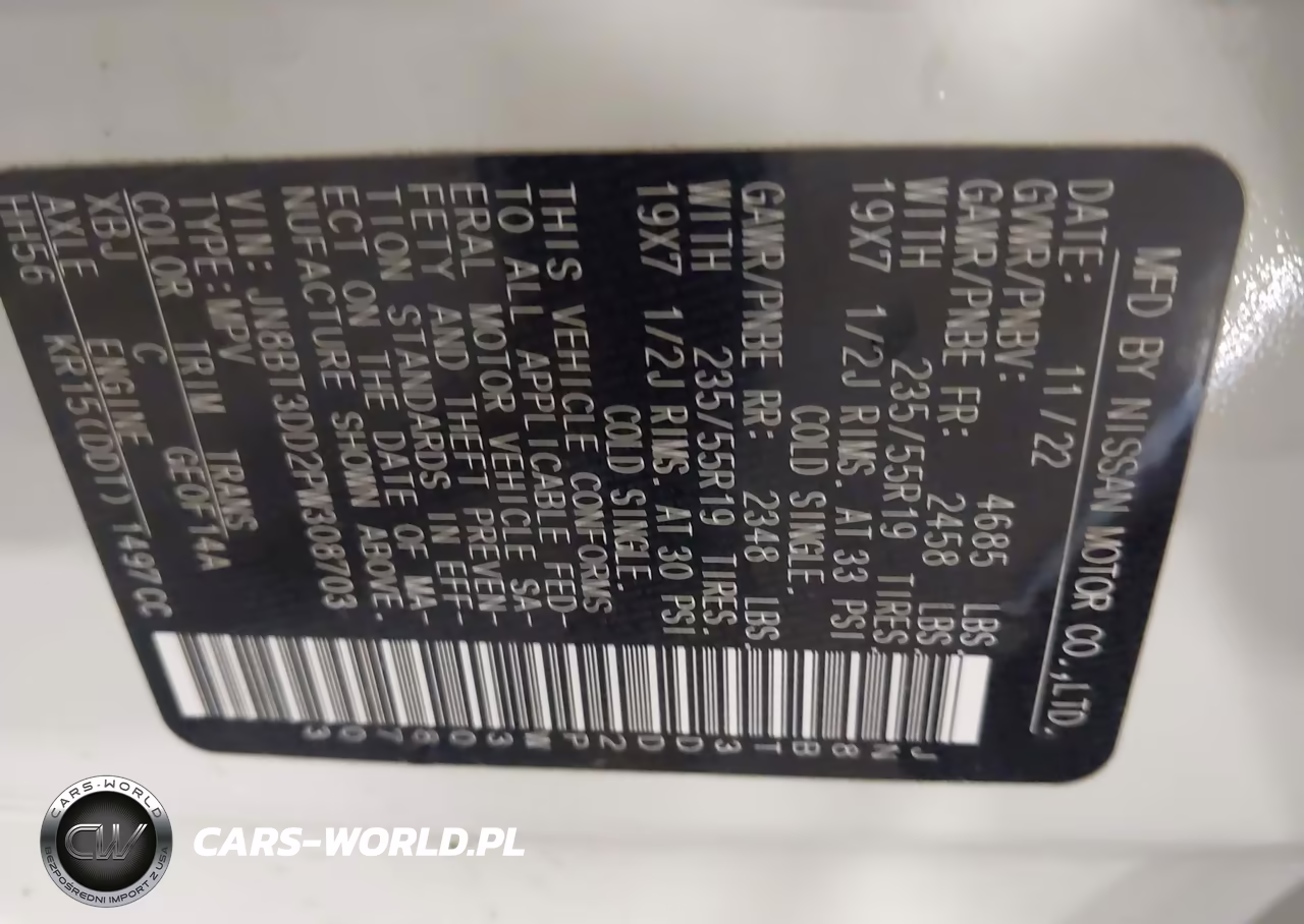 2023 Nissan Rogue Platinum Intelligent Awd VIN:JN8BT3DD2PW308703 - 9