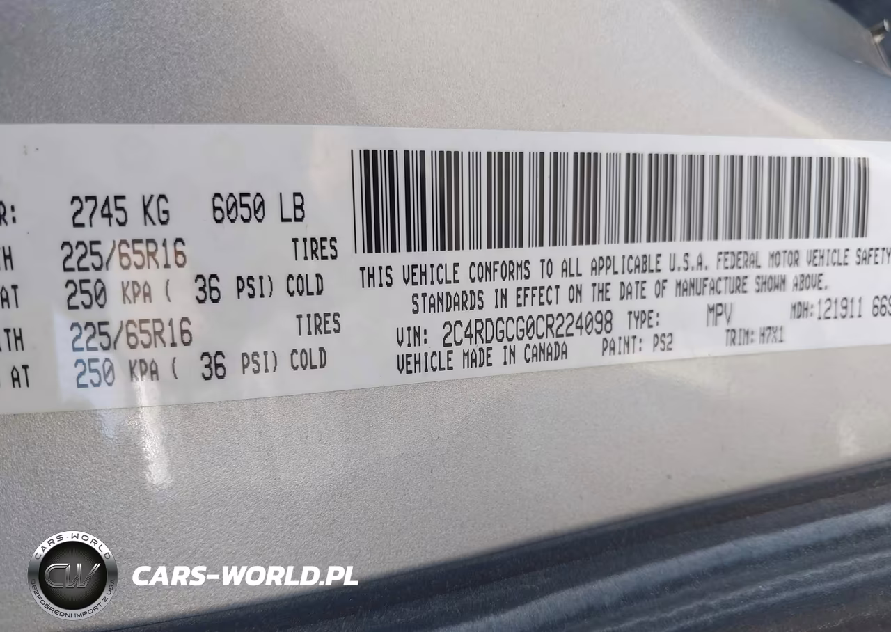 2012 Dodge Grand Caravan Sxt VIN:2C4RDGCG0CR224098 - 9