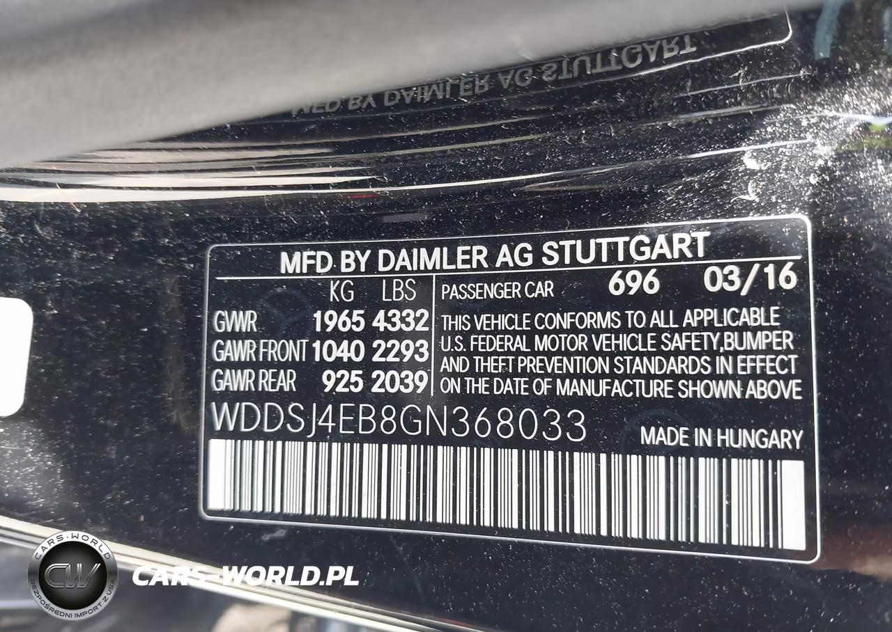 2016 Mercedes-Benz Cla 250 VIN:WDDSJ4EB8GN368033 - 9