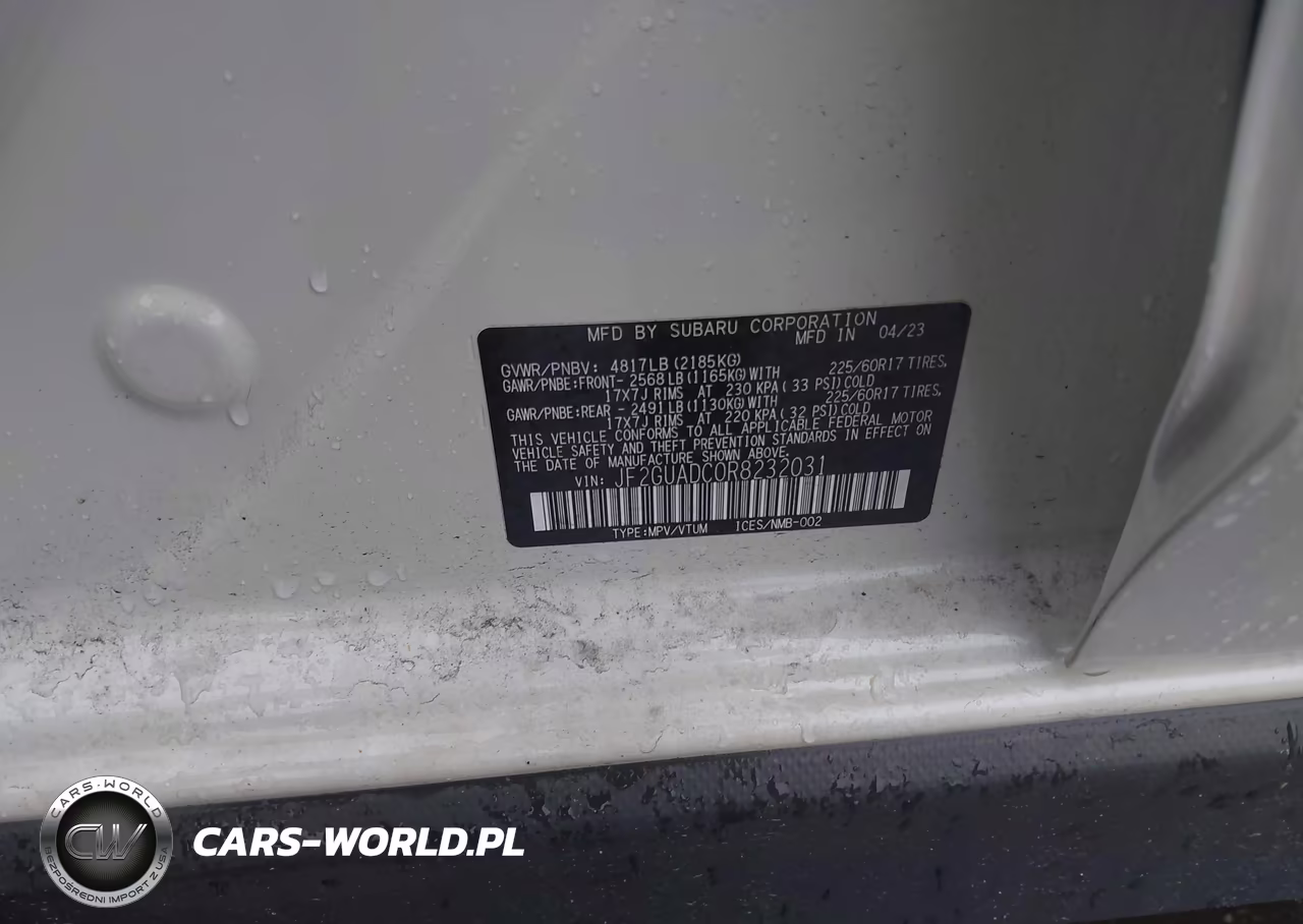 2024 Subaru Crosstrek Premium VIN:JF2GUADC0R8232031 - 9