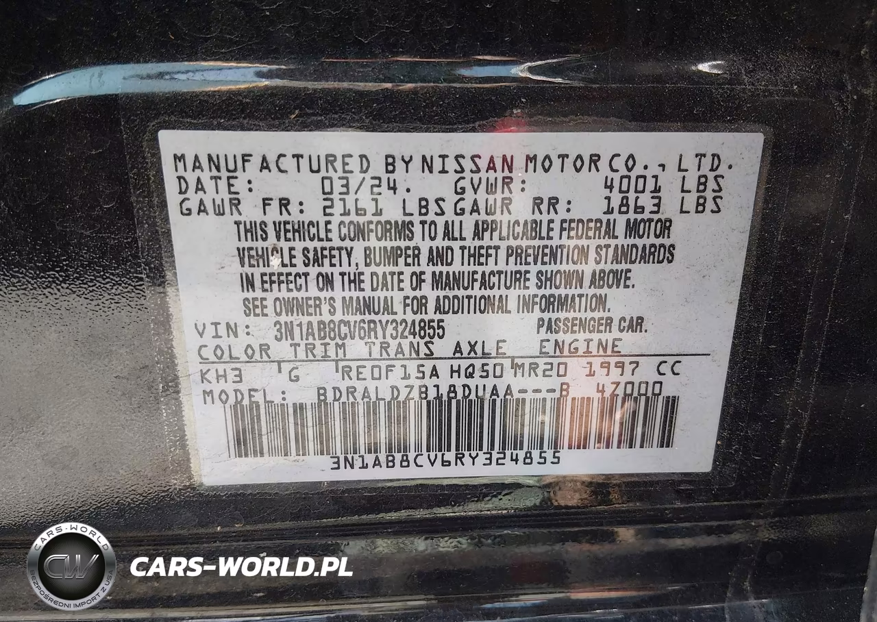 2024 Nissan Sentra Sv Xtronic Cvt VIN:3N1AB8CV6RY324855 - 9