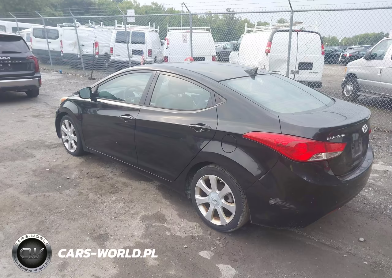 2013 Hyundai Elantra Limited VIN:5NPDH4AE2DH396145 - 3