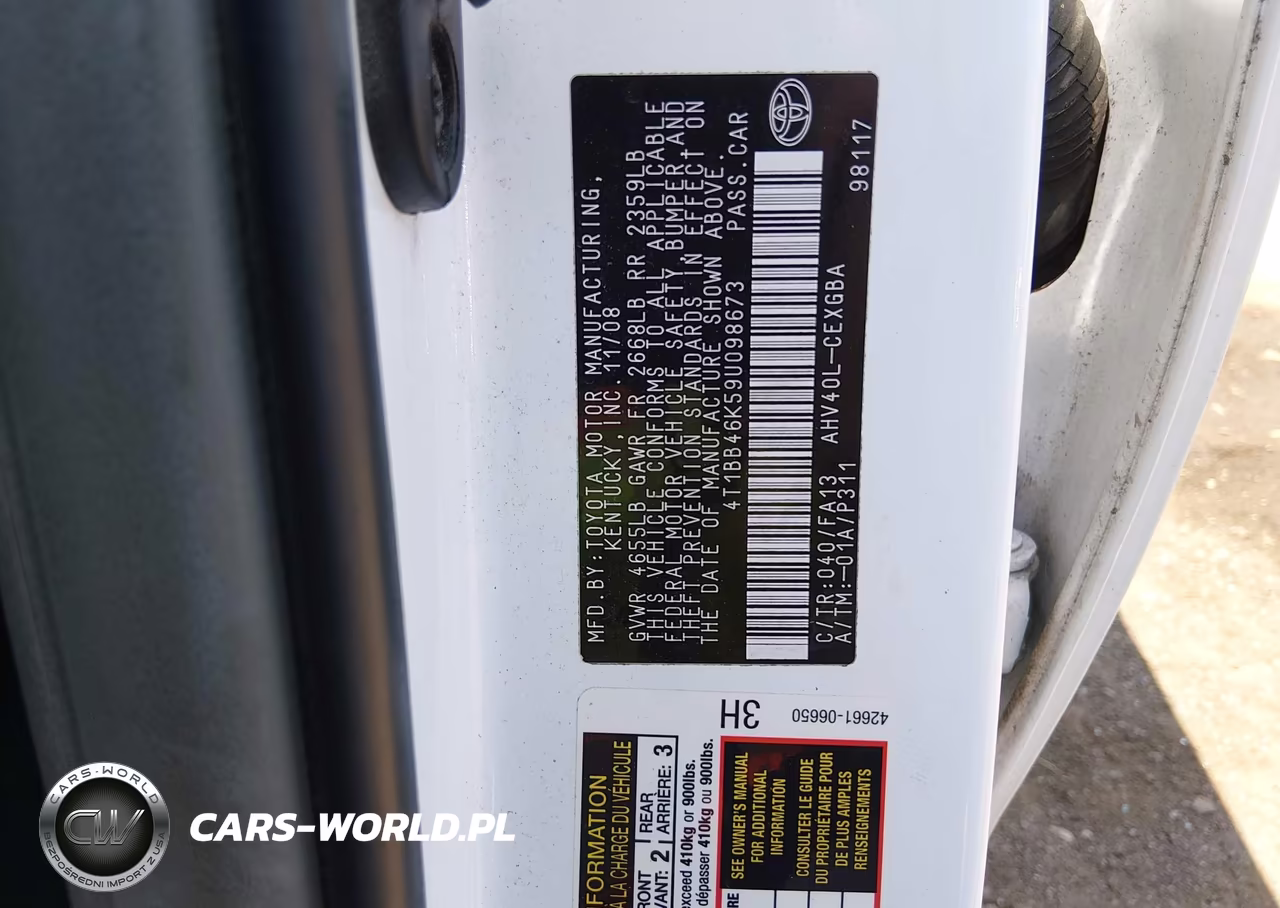 2009 Toyota Camry Hybrid VIN:4T1BB46K59U098673 - 9