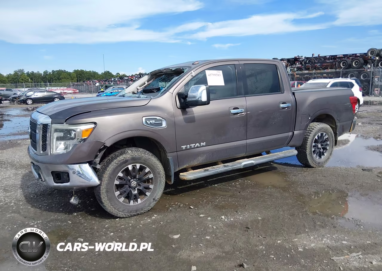 2017 Nissan Titan Sl VIN:1N6AA1E54HN510617 - 2