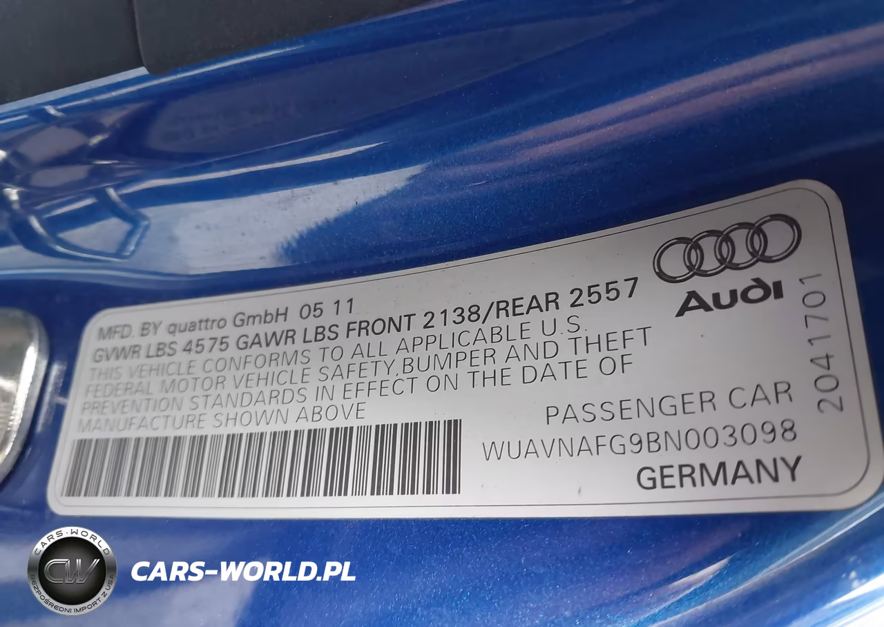 2011 Audi R8 5.2 VIN:WUAVNAFG9BN003098 - 9