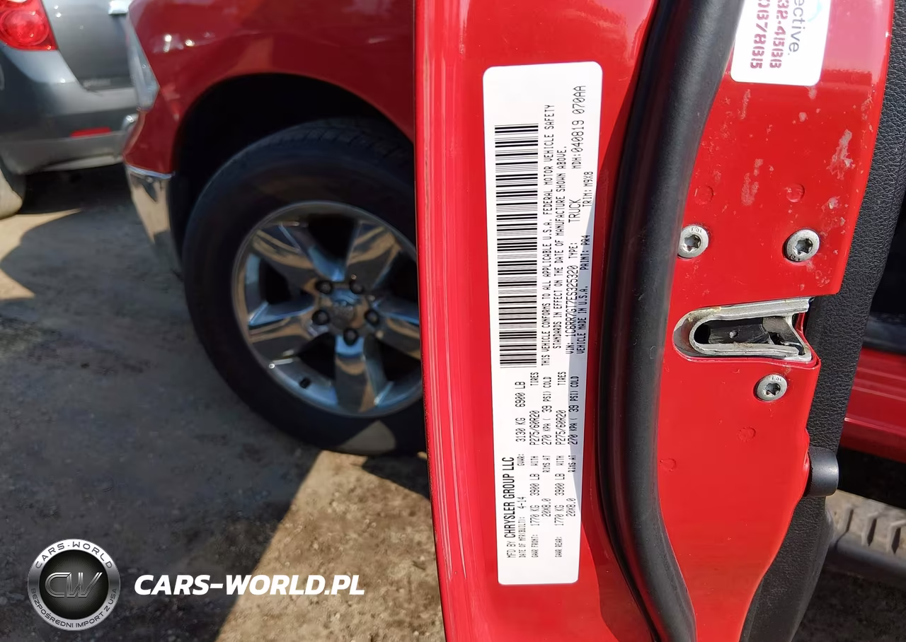 2014 Ram 1500 Big Horn VIN:1C6RR7GT7ES325320 - 9