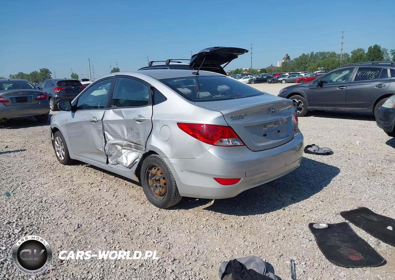 2014 Hyundai Accent Gls VIN:KMHCT4AE9EU696360 - 3