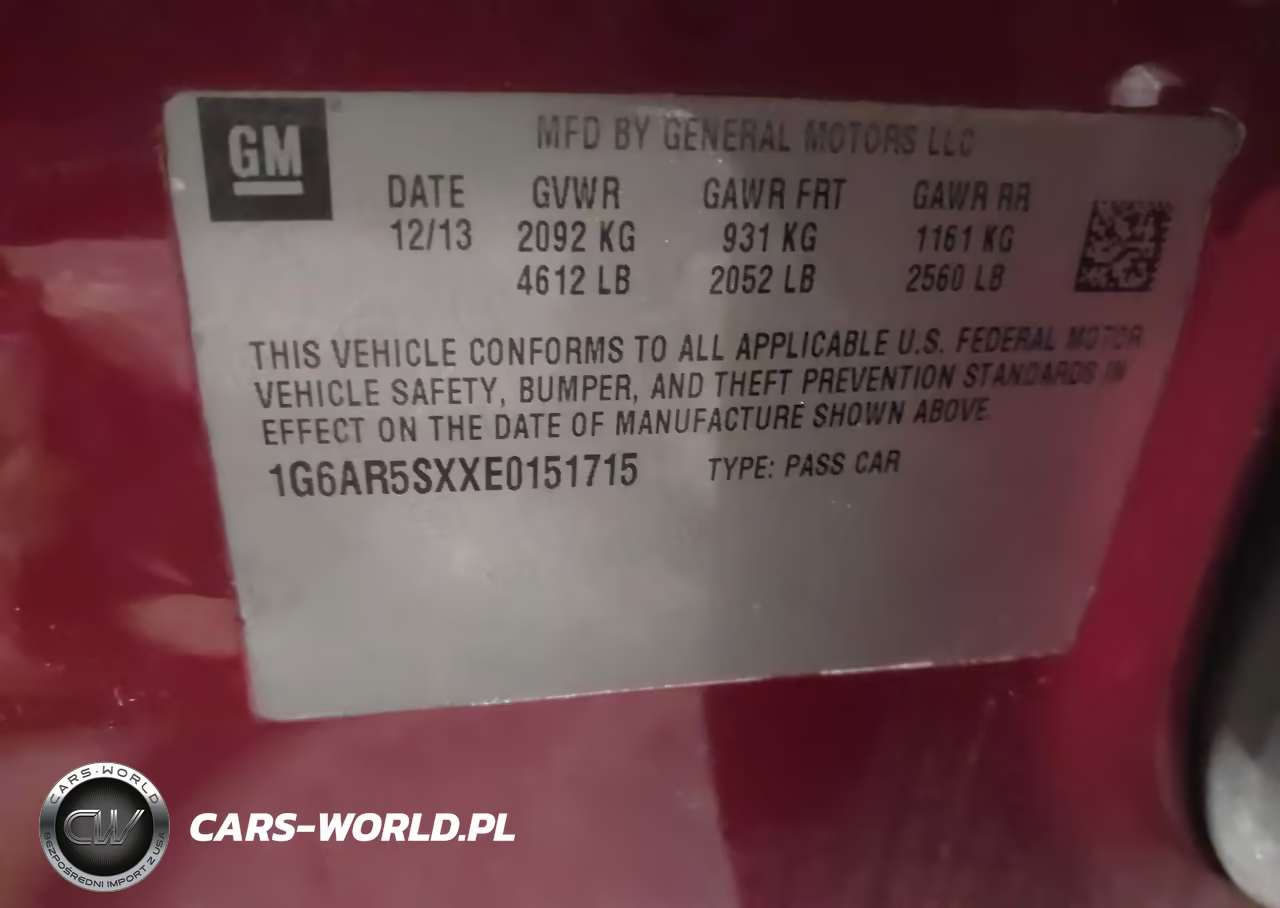 2014 Cadillac Cts Luxury VIN:1G6AR5SXXE0151715 - 9