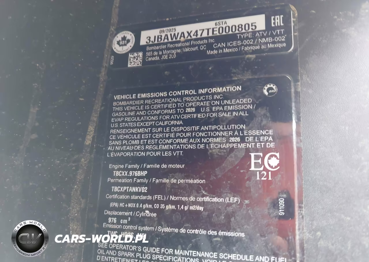 2026 Can-Am Commander X Mr 1000R VIN:3JBAWAX47TE000805 - 9
