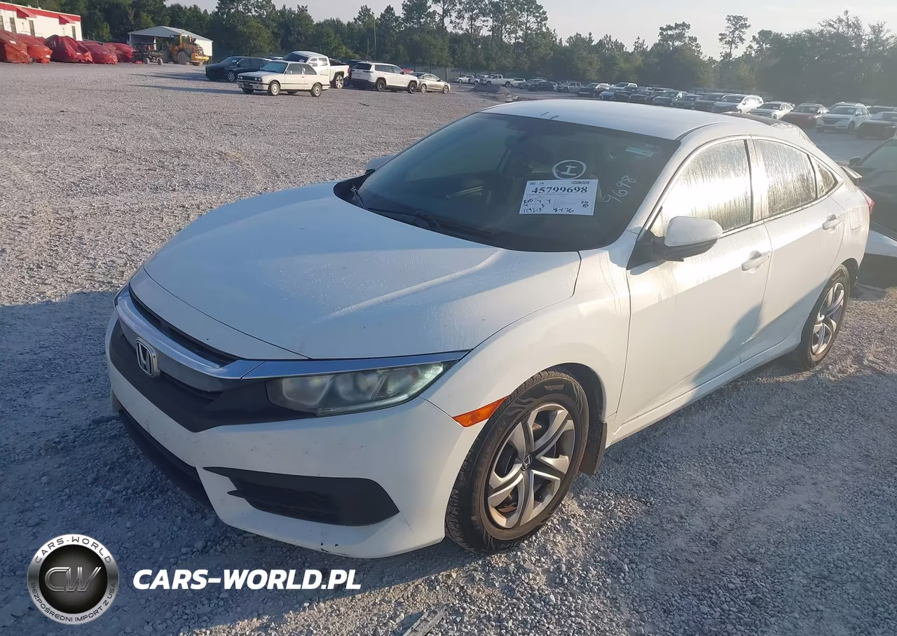 2018 Honda Civic Lx VIN:19XFC2F56JE008581 - 2
