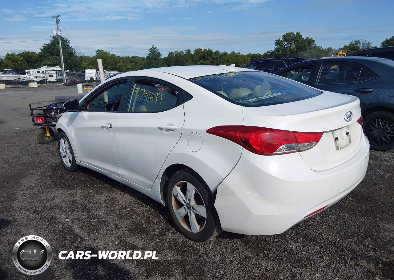 2012 Hyundai Elantra Gls VIN:5NPDH4AE1CH067905 - 3