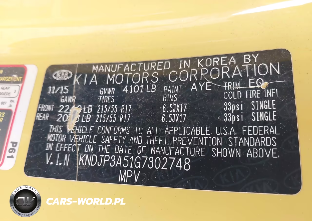 2016 Kia Soul + VIN:KNDJP3A51G7302748 - 9