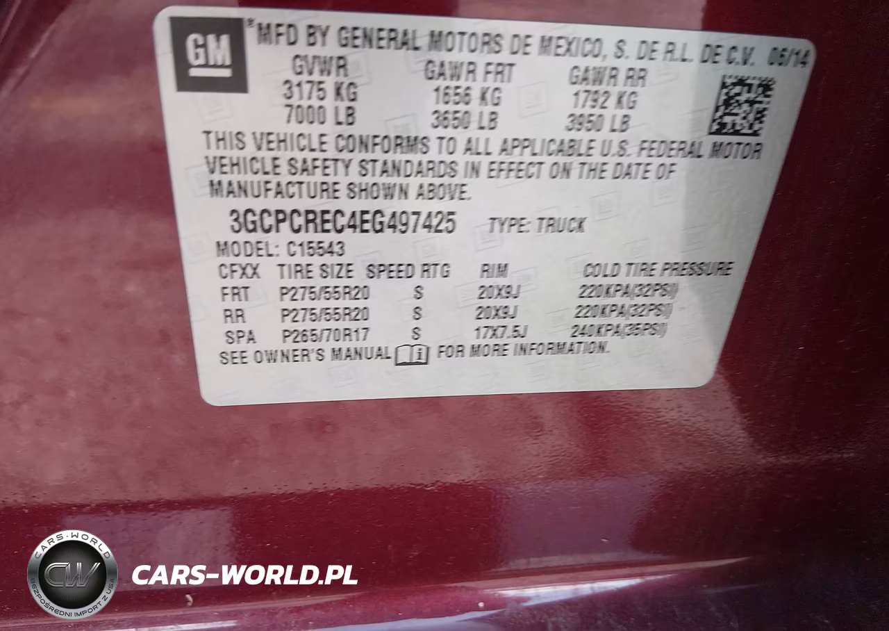 2014 Chevrolet Silverado 1500 Lt VIN:3GCPCREC4EG497425 - 9