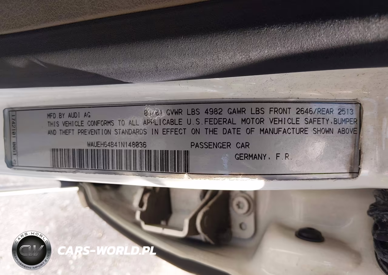 2001 Audi A6 VIN:WAUEH64B41N148036 - 9
