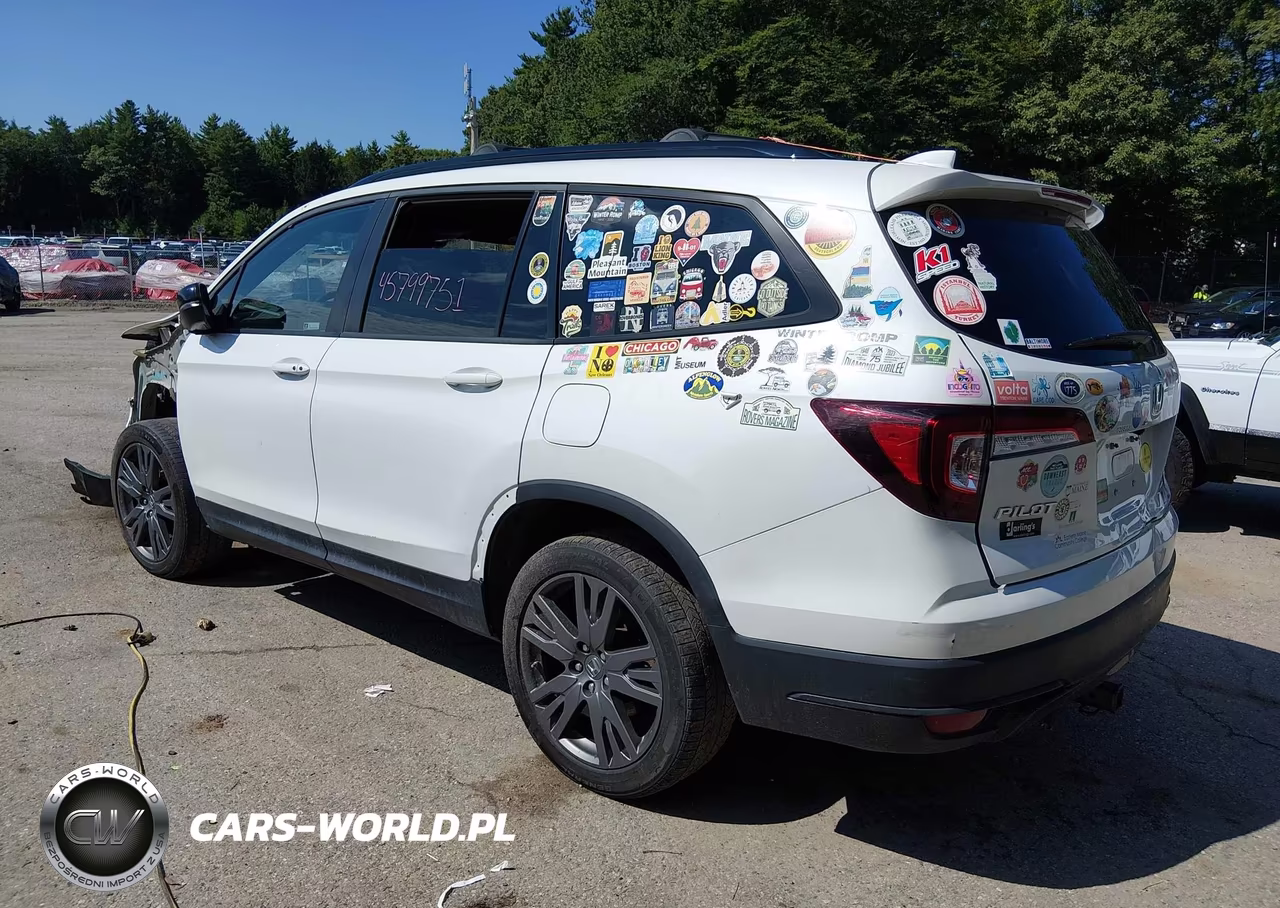 2022 Honda Pilot Awd Sport VIN:5FNYF6H38NB069448 - 3