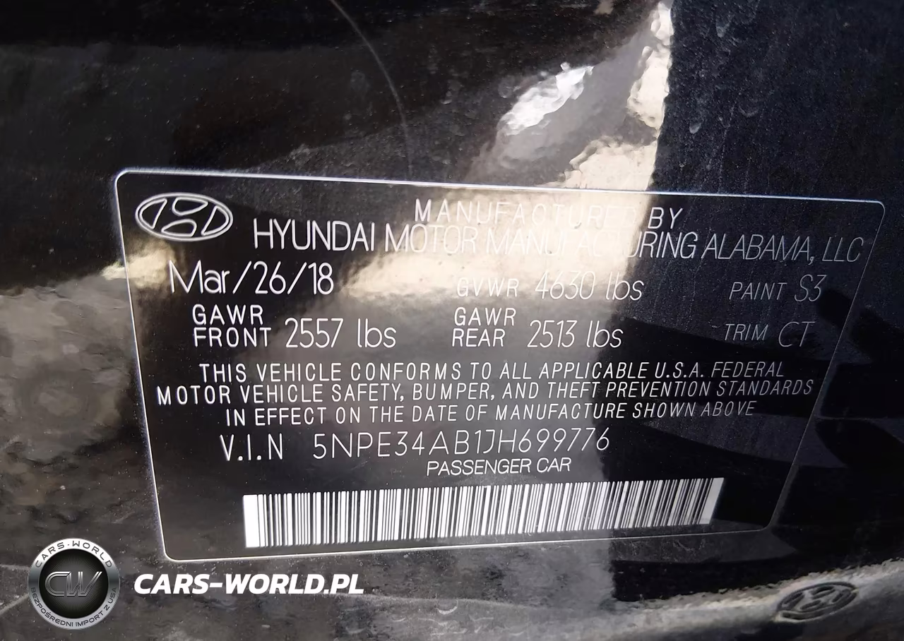 2018 Hyundai Sonata Limited 2.0T VIN:5NPE34AB1JH699776 - 9