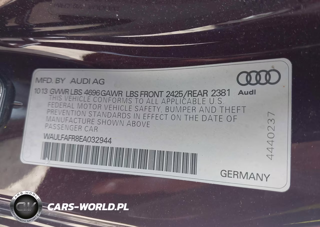 2014 Audi A5 2.0T Premium VIN:WAULFAFR8EA032944 - 9
