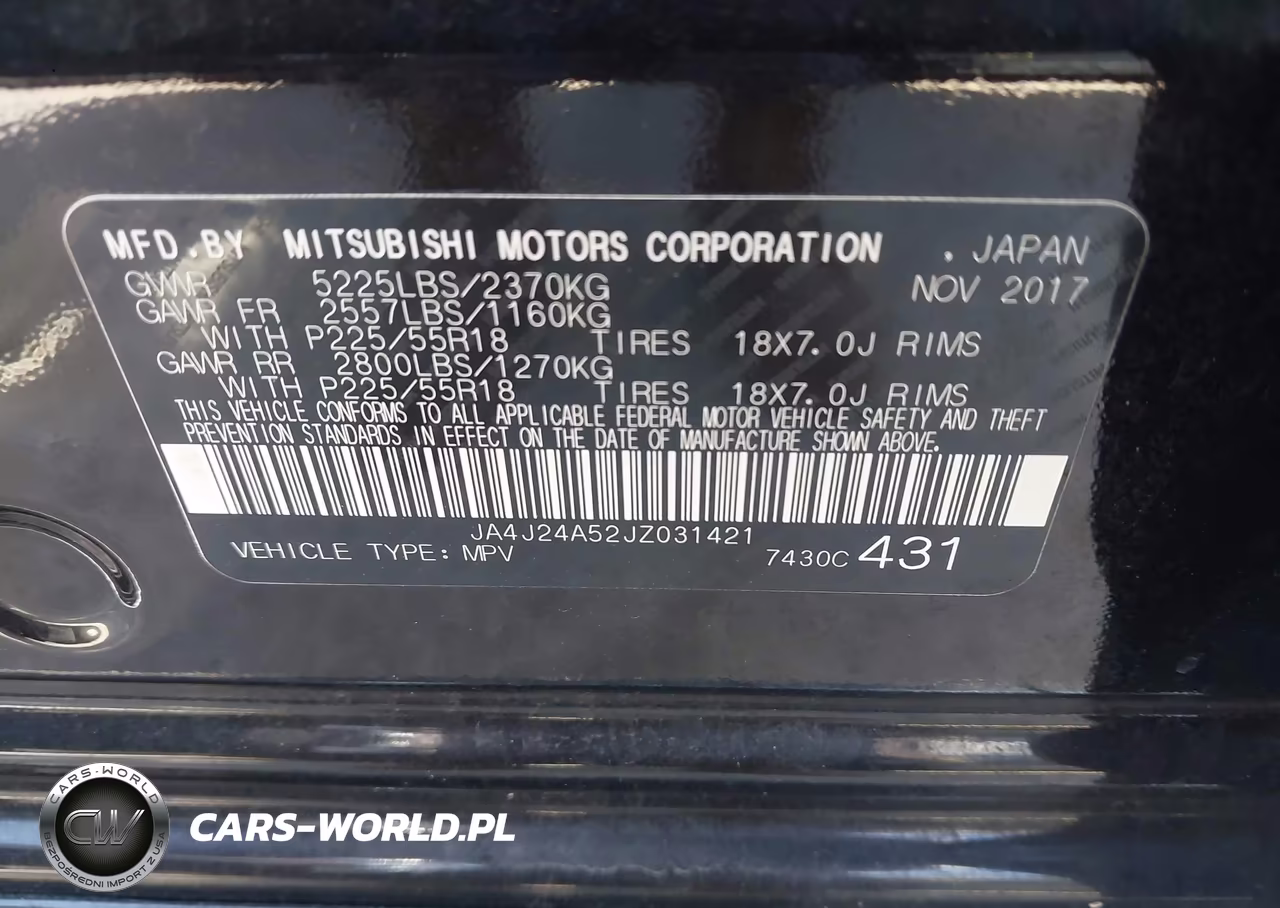 2018 Mitsubishi Outlander Phev Sel VIN:JA4J24A52JZ031421 - 9