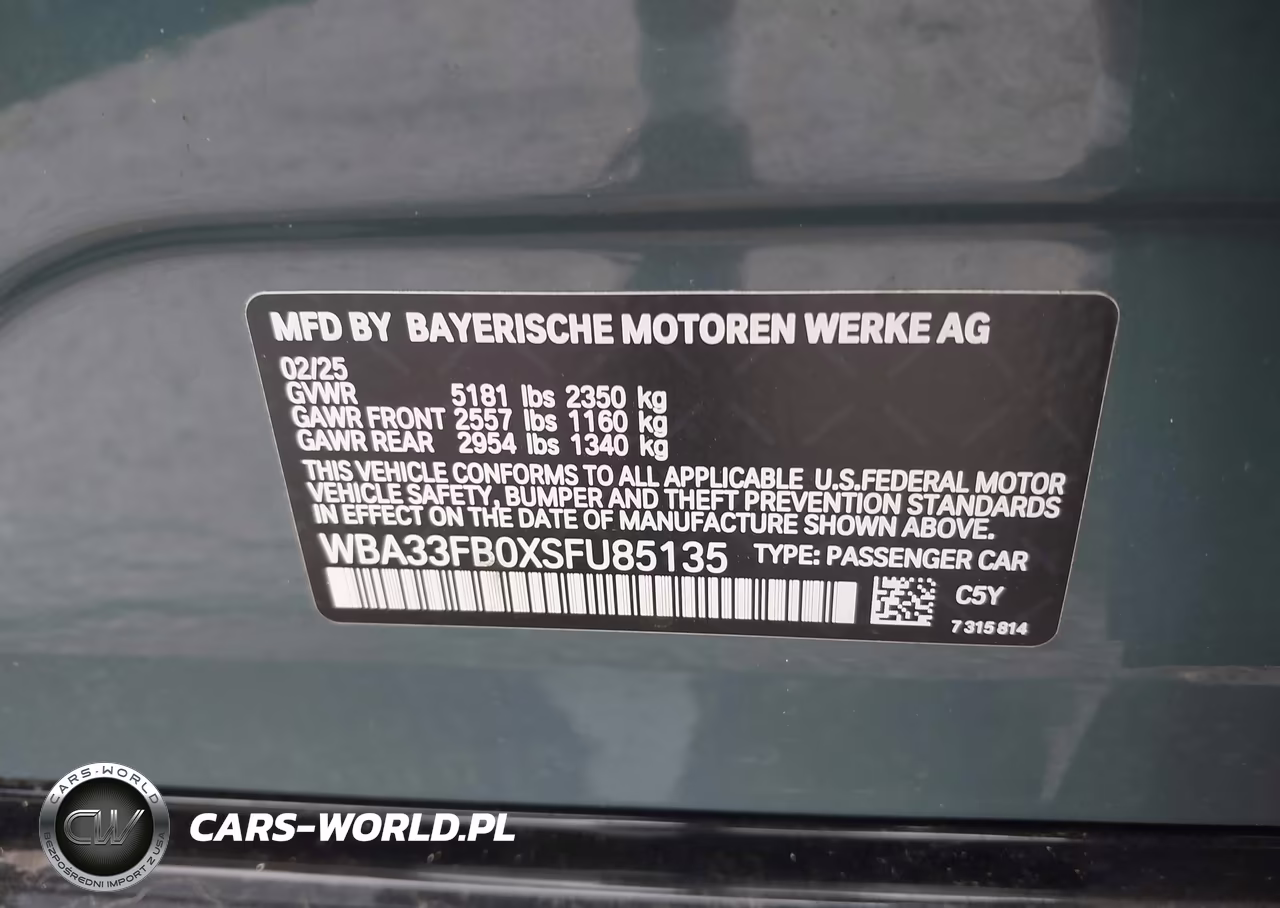 2025 BMW 430I Gran Coupe xDrive VIN:WBA33FB0XSFU85135 - 9