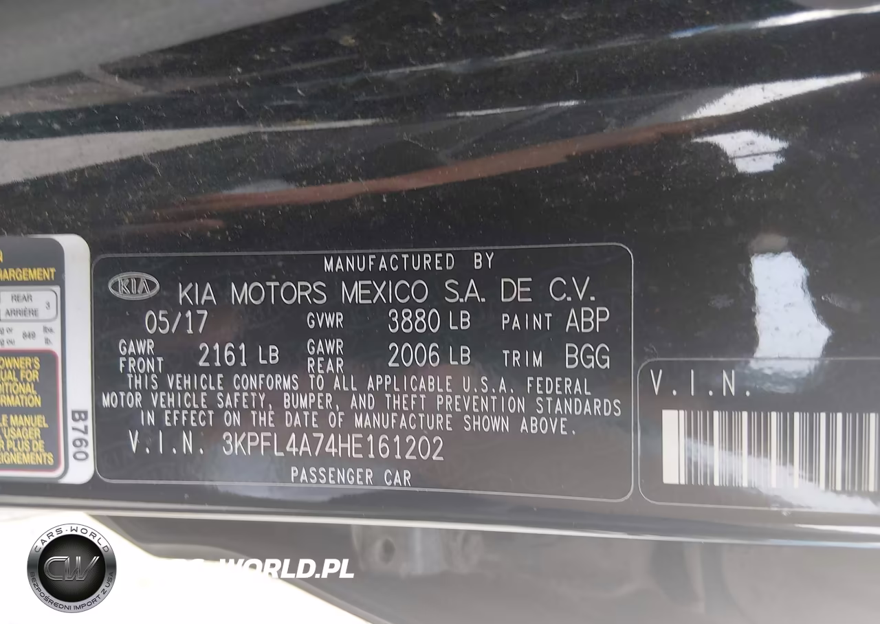 2017 Kia Forte Lx VIN:3KPFL4A74HE161202 - 9