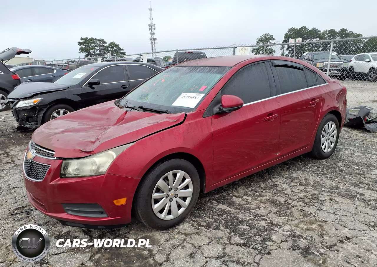 2011 Chevrolet Cruze 1Lt VIN:1G1PF5S93B7102997 - 2