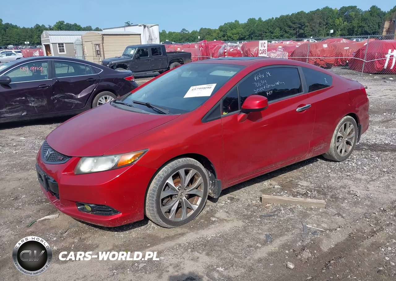 2012 Honda Civic Si VIN:2HGFG4A57CH706519 - 2
