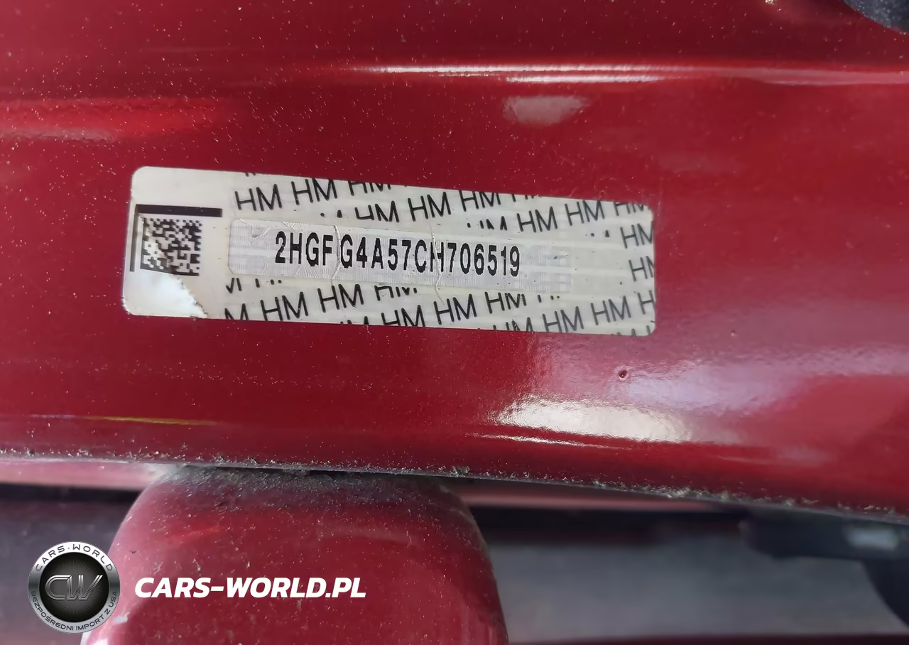 2012 Honda Civic Si VIN:2HGFG4A57CH706519 - 9