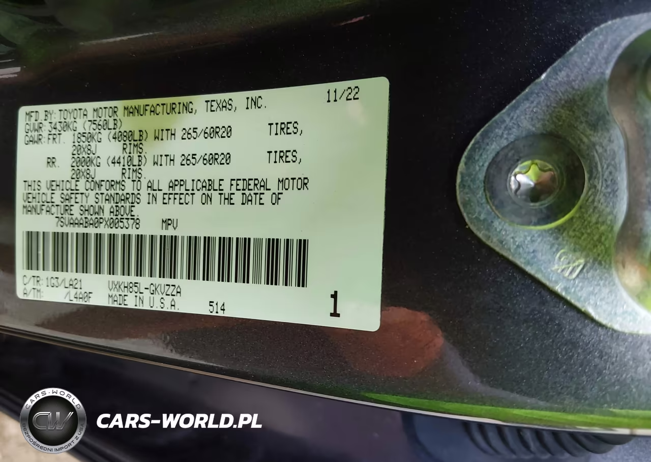 2023 Toyota Sequoia Platinum VIN:7SVAAABA0PX005378 - 9