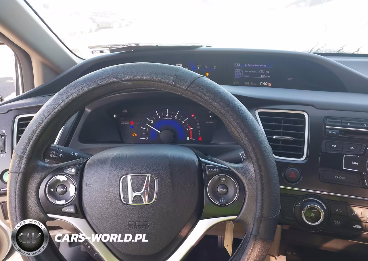 2013 Honda Civic Lx VIN:19XFB2F57DE267054 - 12