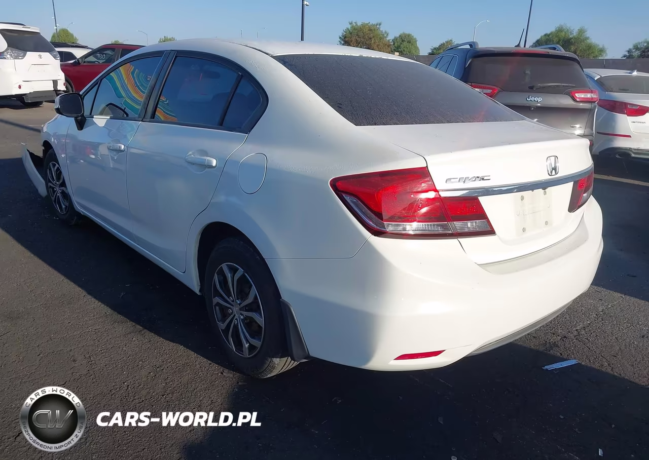 2013 Honda Civic Lx VIN:19XFB2F57DE267054 - 3