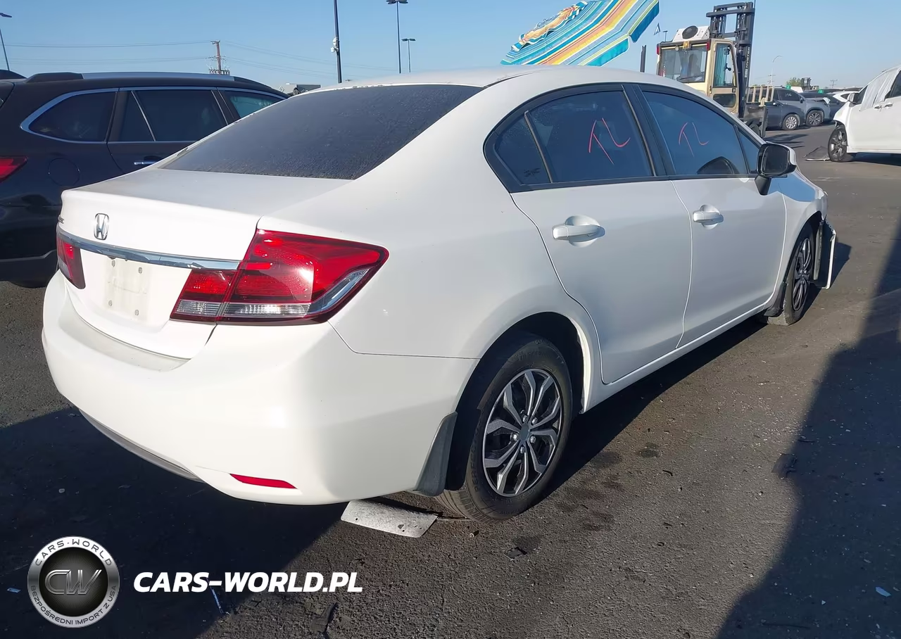 2013 Honda Civic Lx VIN:19XFB2F57DE267054 - 4
