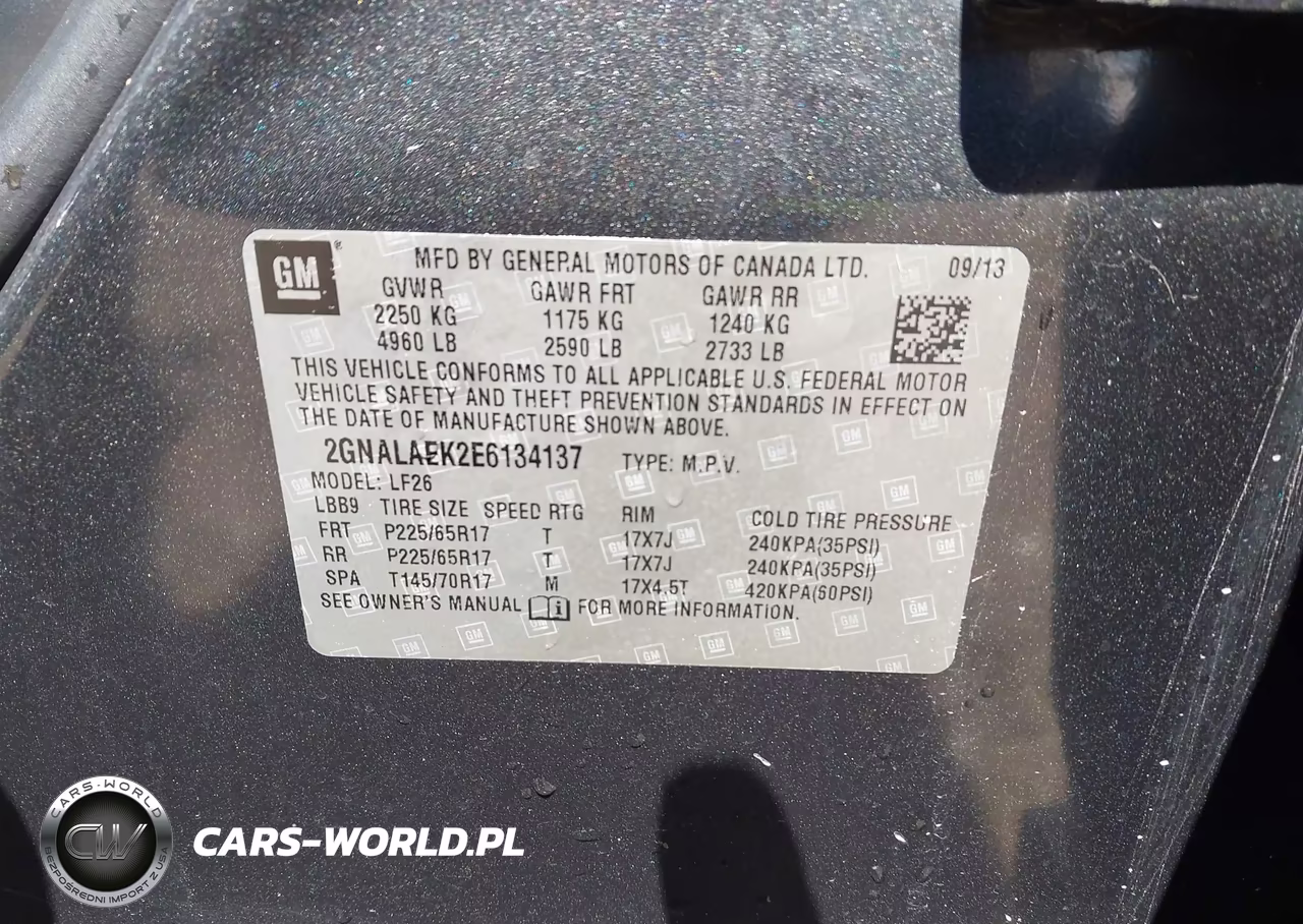 2014 Chevrolet Equinox Ls VIN:2GNALAEK2E6134137 - 9