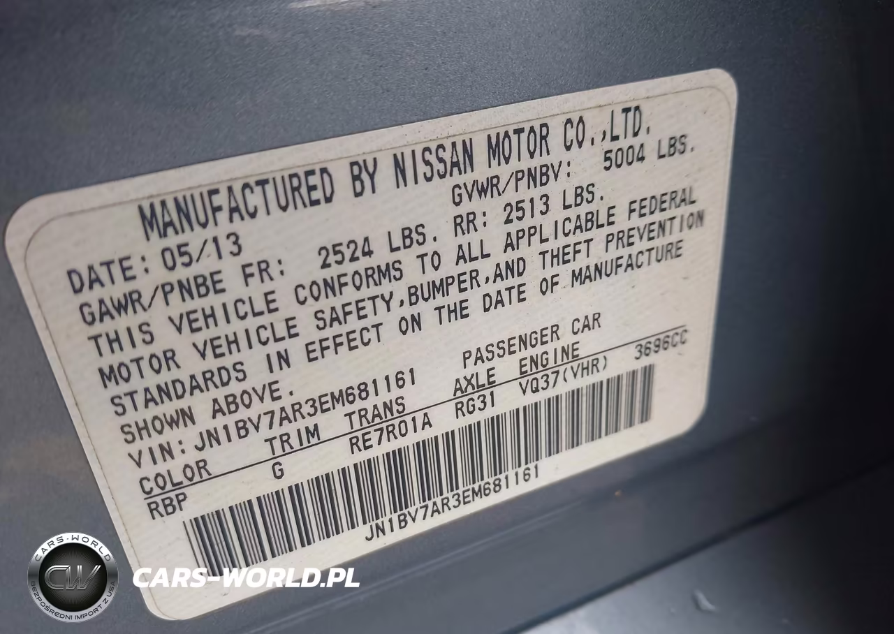 2014 Infiniti Q50 Premium VIN:JN1BV7AR3EM681161 - 9