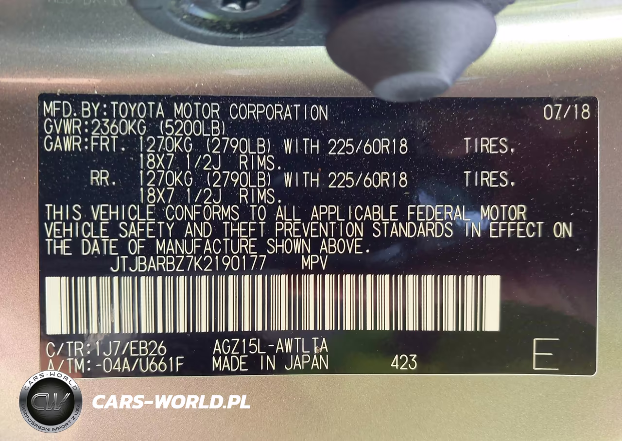 2019 Lexus Nx 300 F Sport VIN:JTJBARBZ7K2190177 - 9