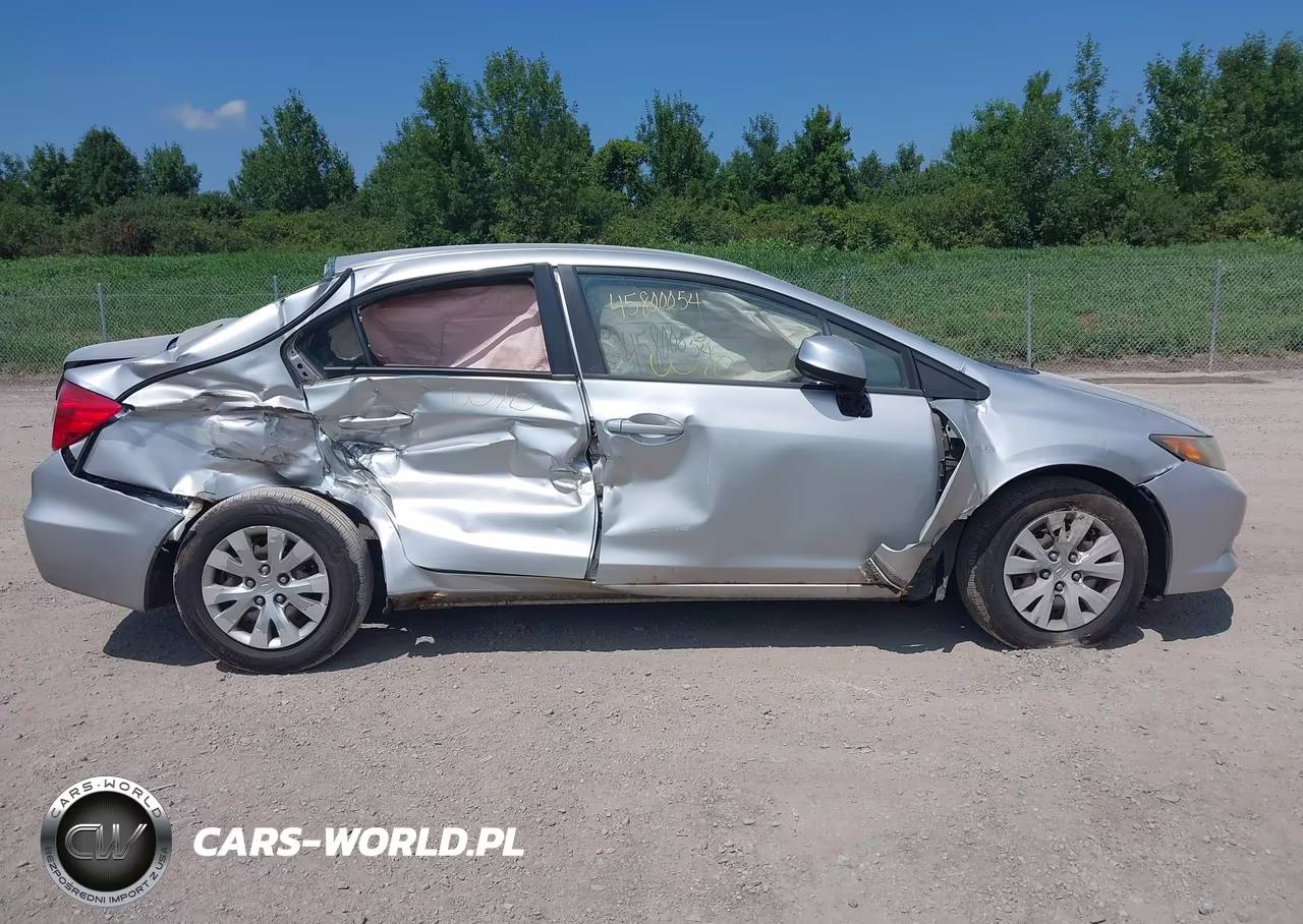 2012 Honda Civic Lx VIN:2HGFB2F51CH331769 - 13