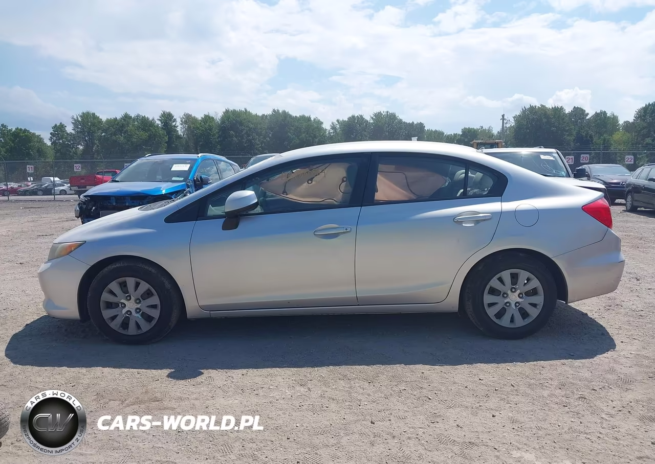 2012 Honda Civic Lx VIN:2HGFB2F51CH331769 - 14