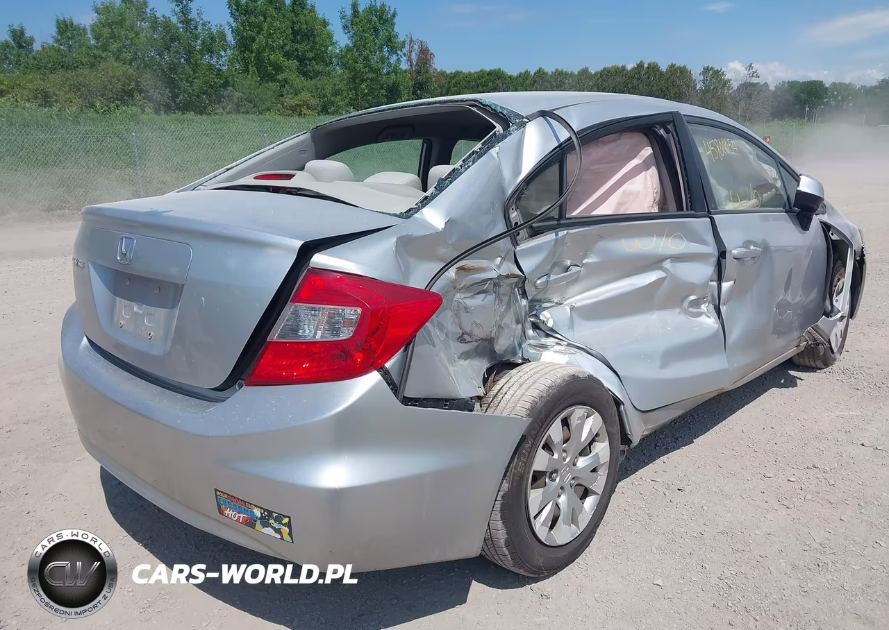 2012 Honda Civic Lx VIN:2HGFB2F51CH331769 - 4