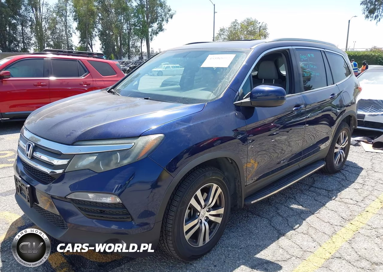 2016 Honda Pilot Ex-L VIN:5FNYF6H56GB102175 - 2
