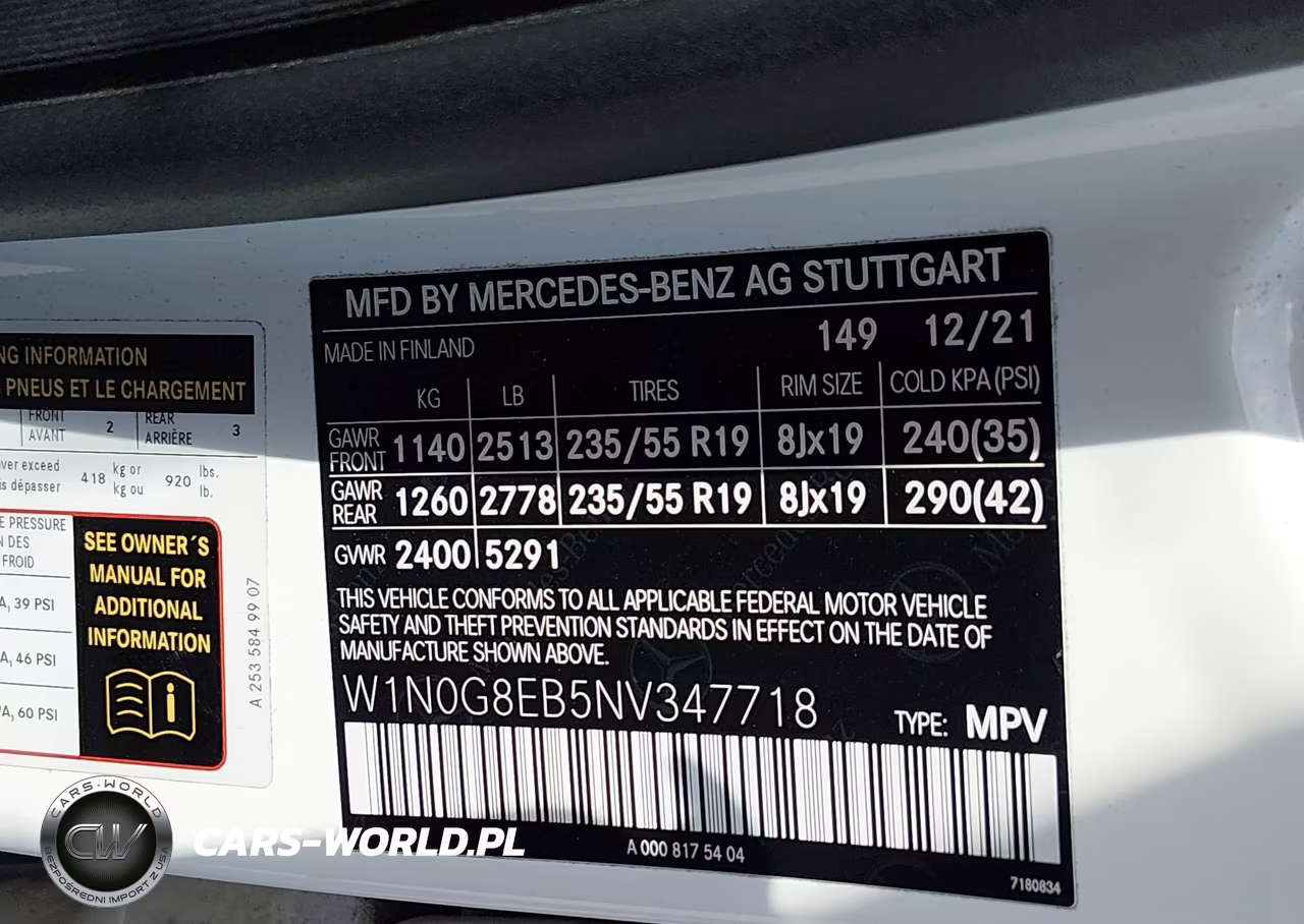 2022 Mercedes-Benz Glc 300 4Matic Suv VIN:W1N0G8EB5NV347718 - 9