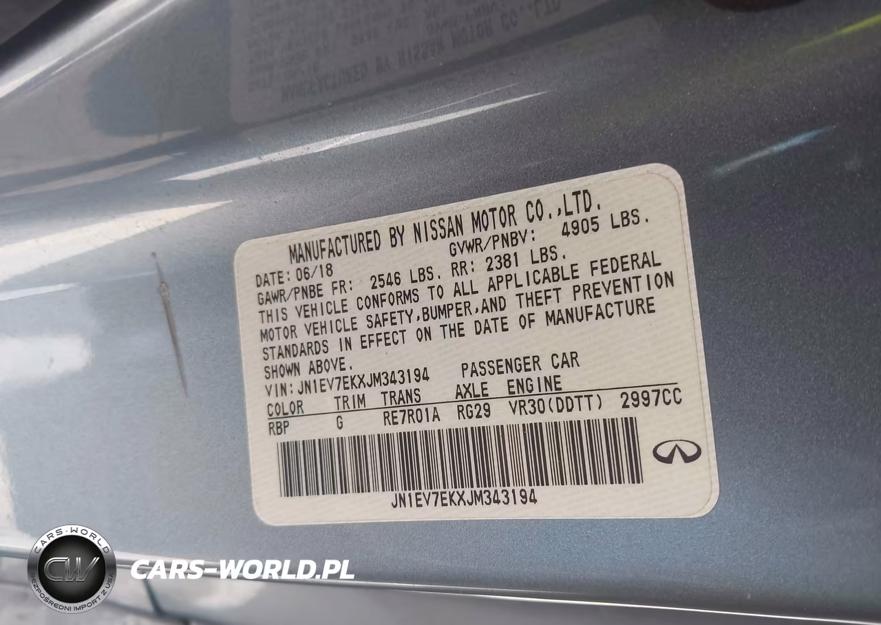 2018 Infiniti Q60 3.0T Luxe VIN:JN1EV7EKXJM343194 - 9