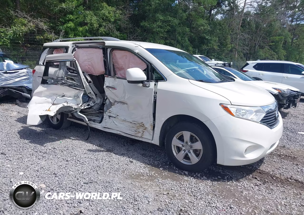 2017 Nissan Quest Sv VIN:JN8AE2KP0H9166476 - 1