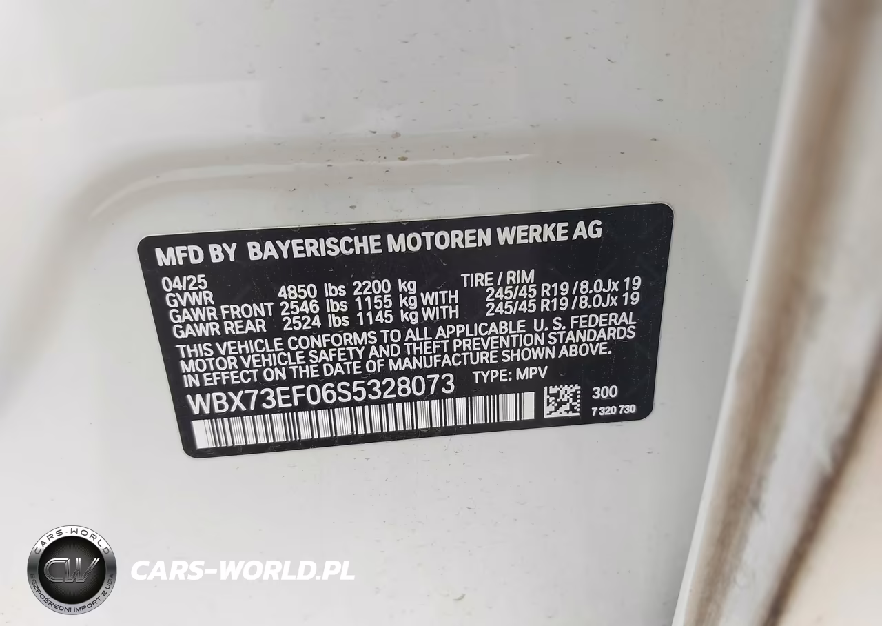 2025 BMW X1 xDrive28I VIN:WBX73EF06S5328073 - 9