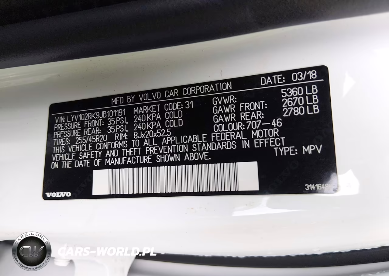 2018 Volvo Xc60 T5 Momentum VIN:LYV102RK9JB101191 - 9