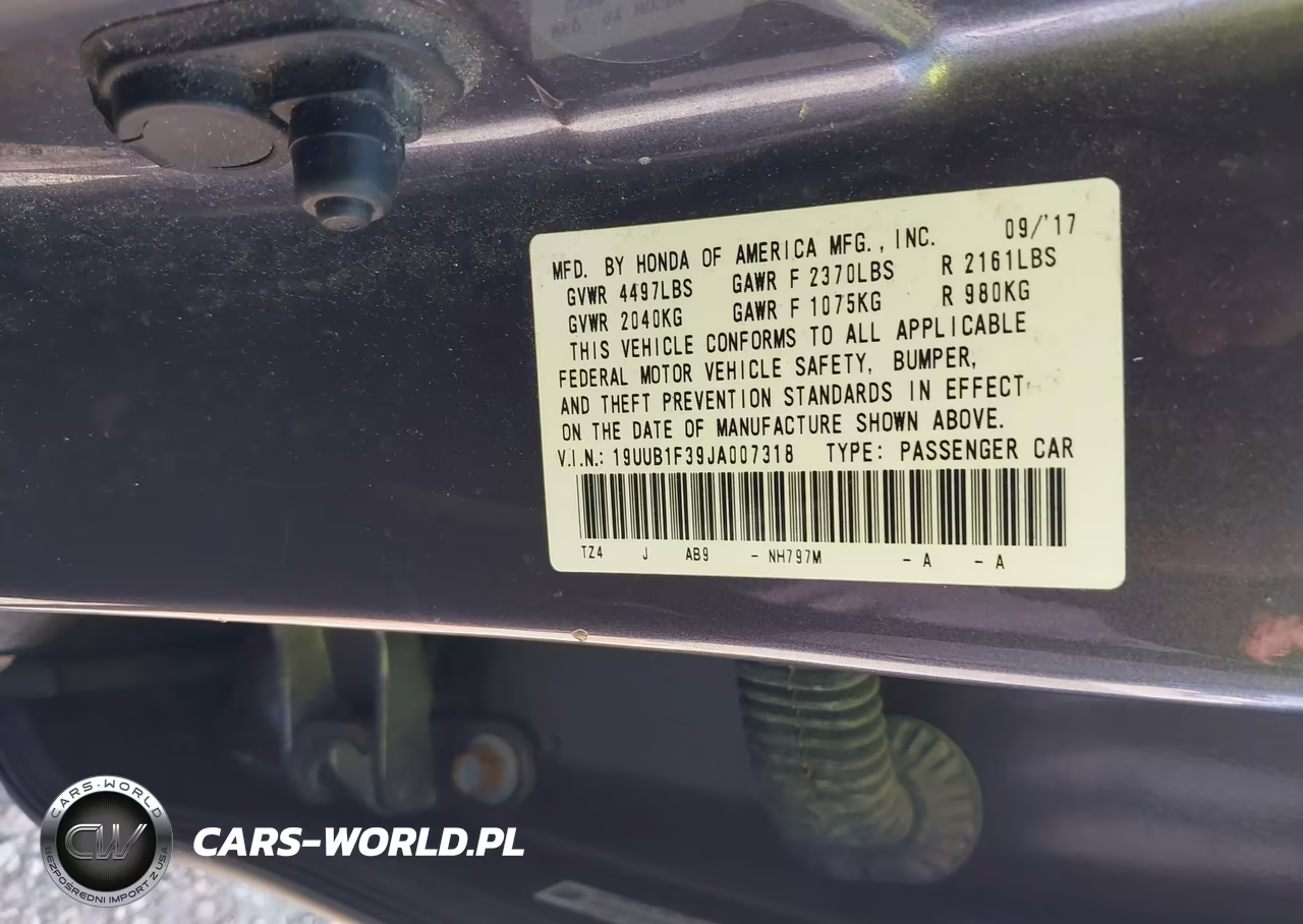 2018 Acura Tlx VIN:19UUB1F39JA007318 - 9