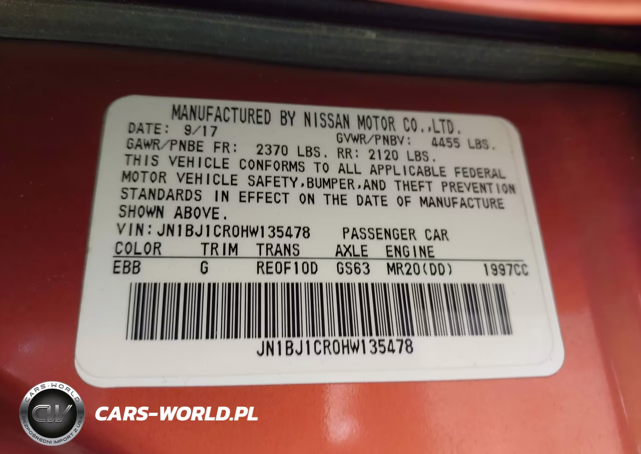 2017 Nissan Rogue Sport Sv VIN:JN1BJ1CR0HW135478 - 9