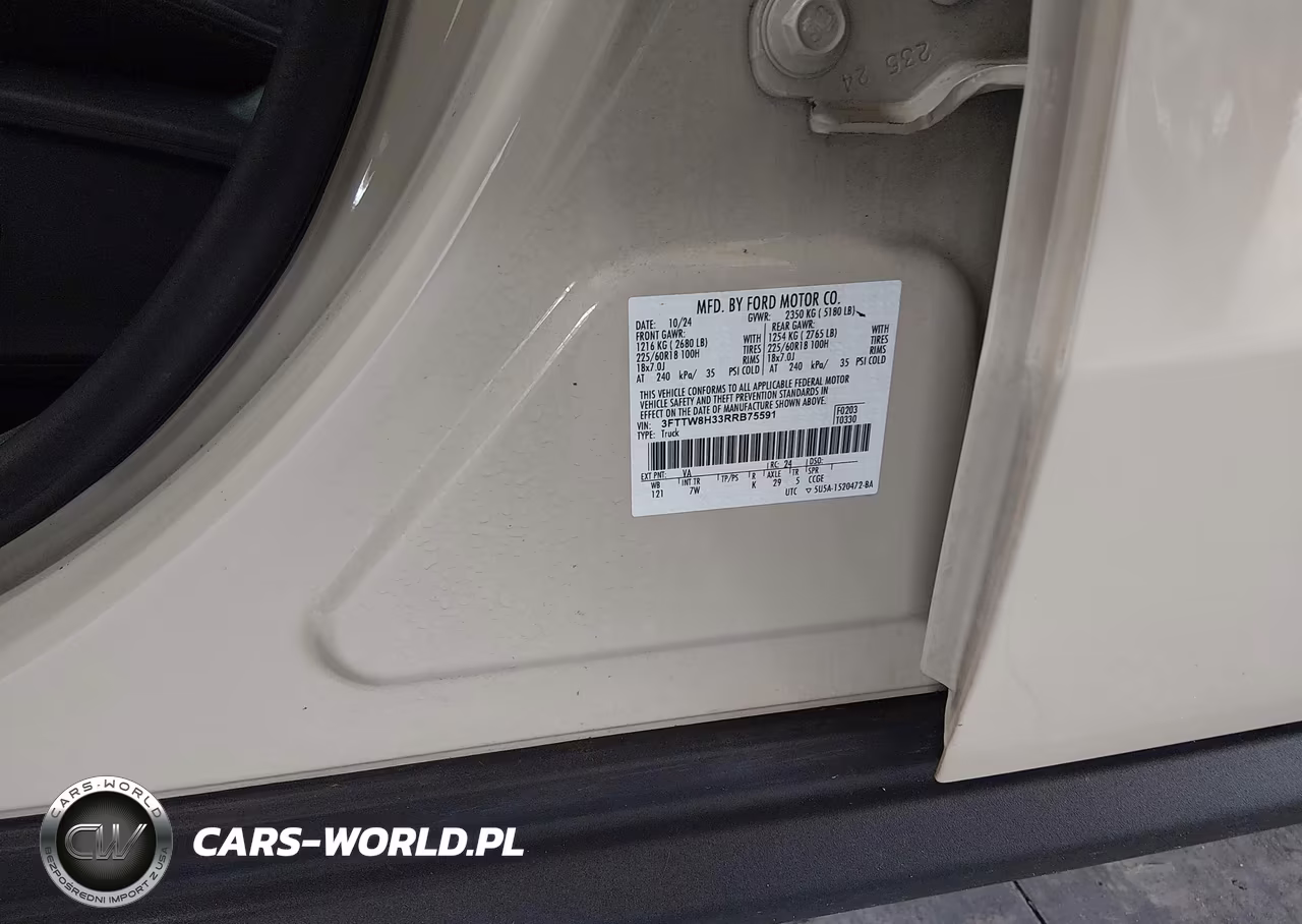 2024 Ford Maverick Xlt VIN:3FTTW8H33RRB75591 - 9