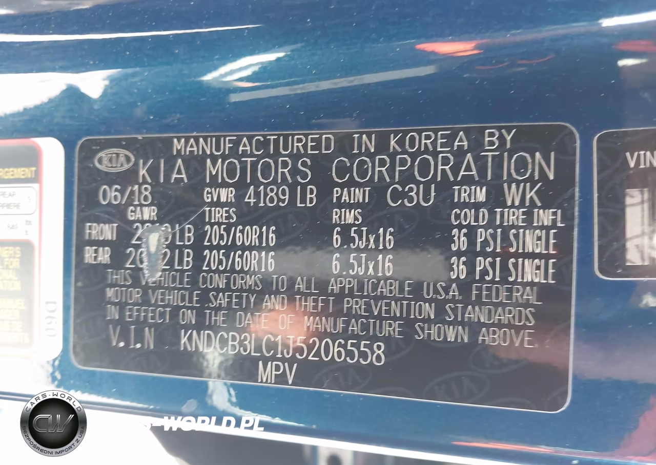 2018 Kia Niro Lx VIN:KNDCB3LC1J5206558 - 9