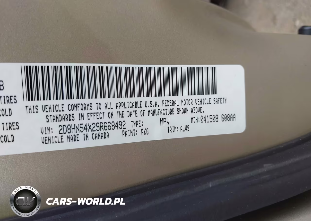 2009 Dodge Grand Caravan Sxt VIN:2D8HN54X29R668492 - 9