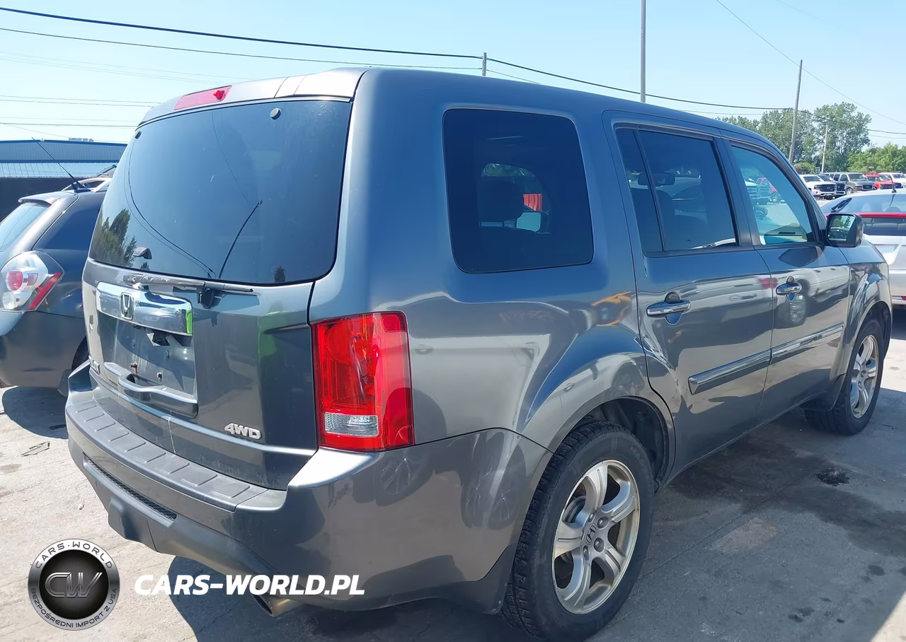 2013 Honda Pilot Ex-L VIN:5FNYF4H66DB009553 - 4
